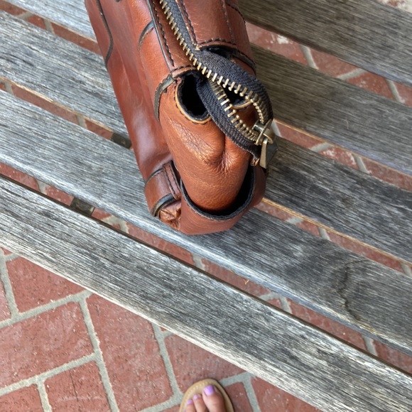 Vintage Fossil leather laptop briefcase satchel - Picture 7 of 7